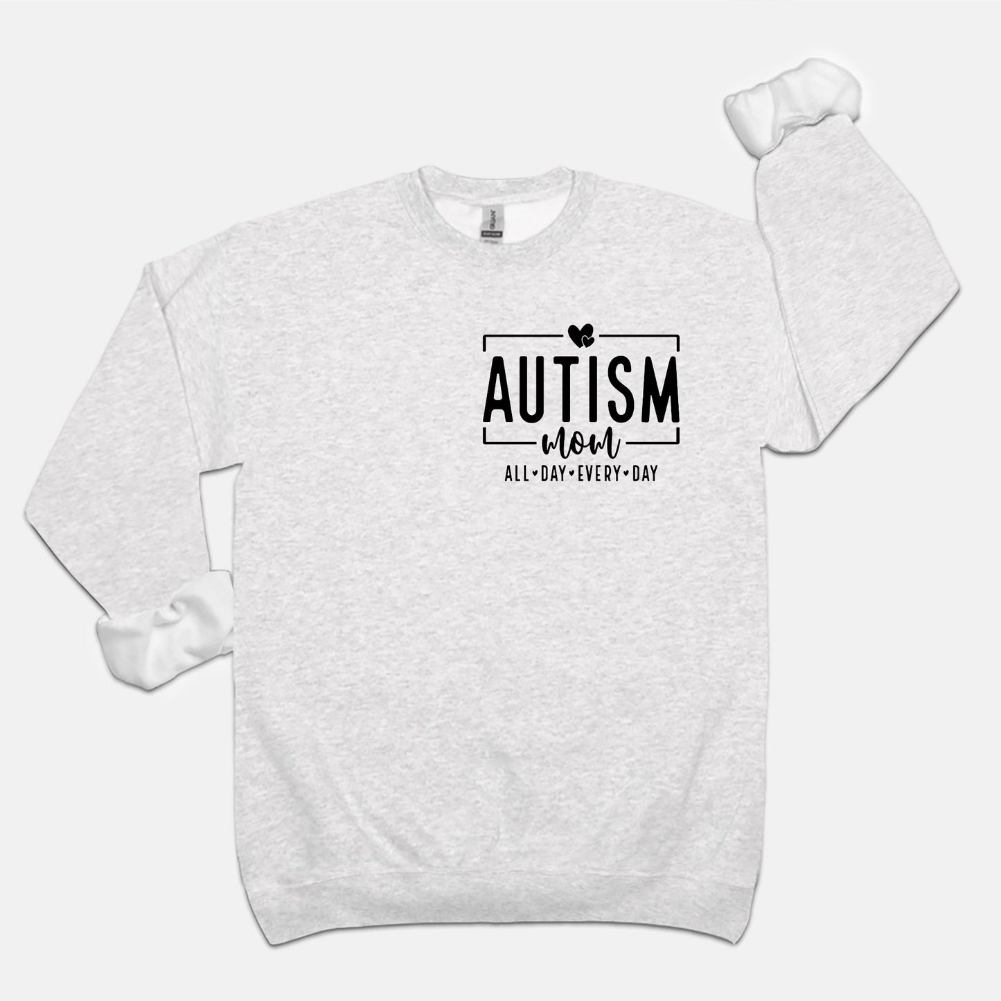 Autism Mom Unisex Crew Neck Sweatshirt