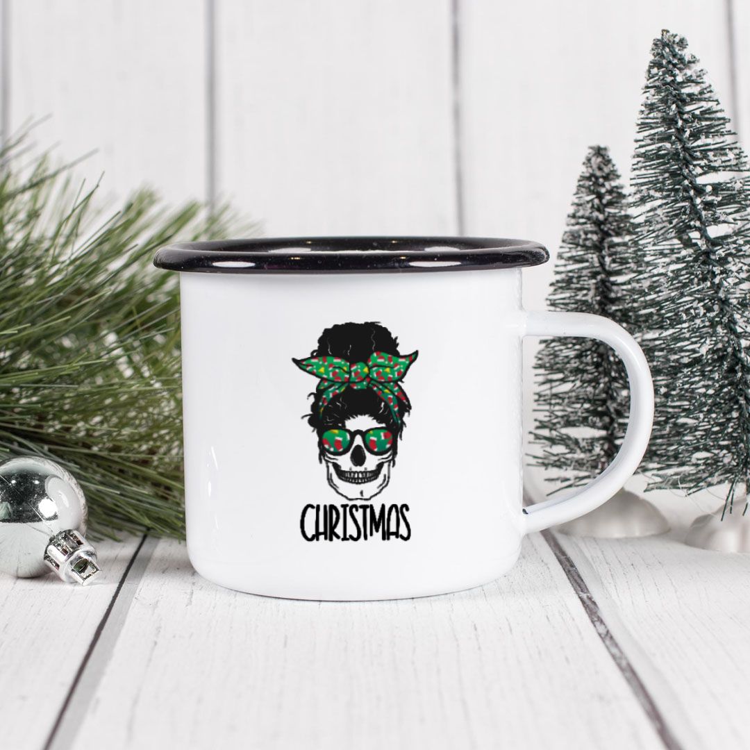 Christmas Skull 10 oz Mug
