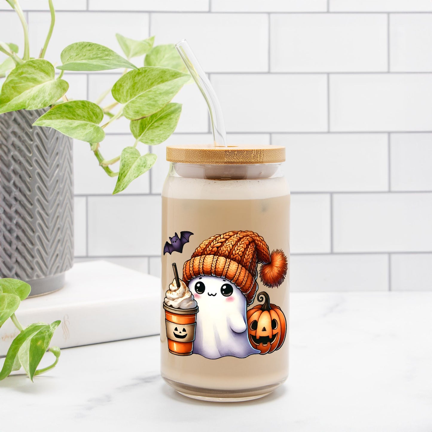 Frozen Coffee Ghosty Glass Can