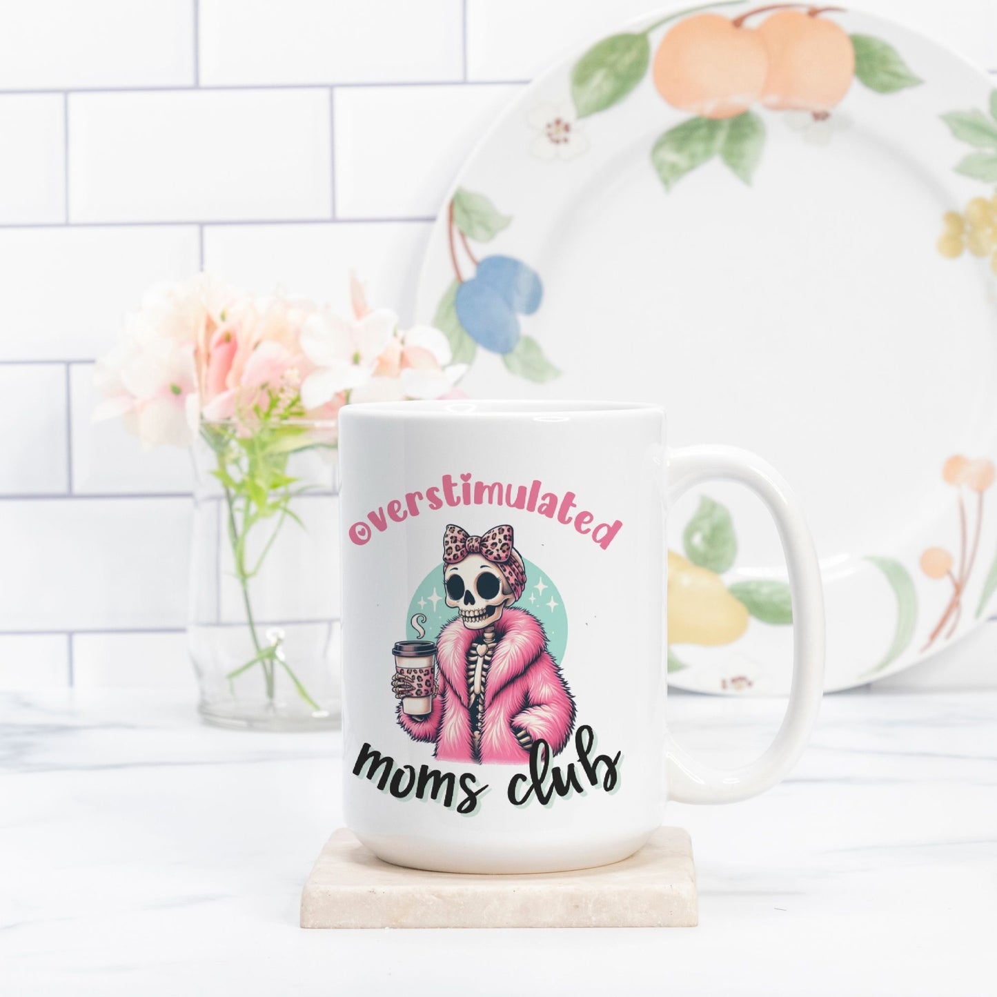 Overstimulated Moms Club Mug Deluxe 15oz.