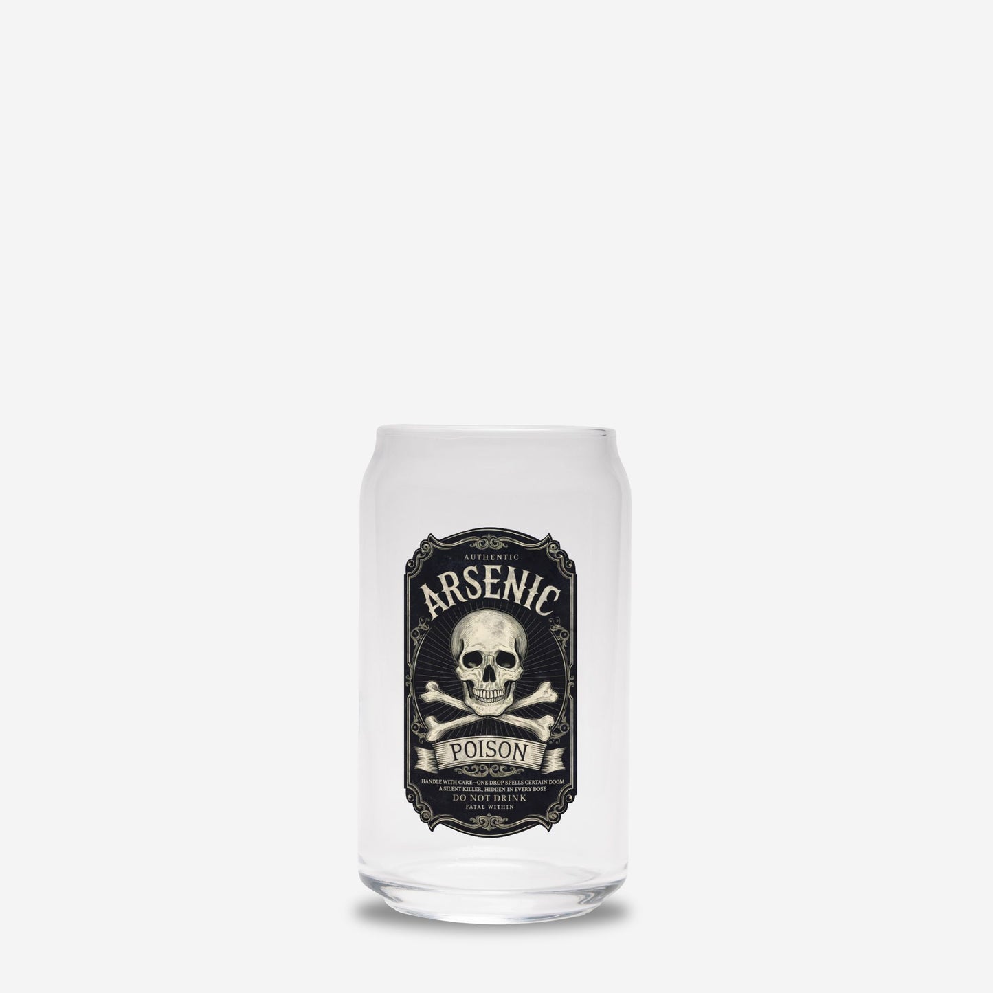 Arsenic Glass Can
