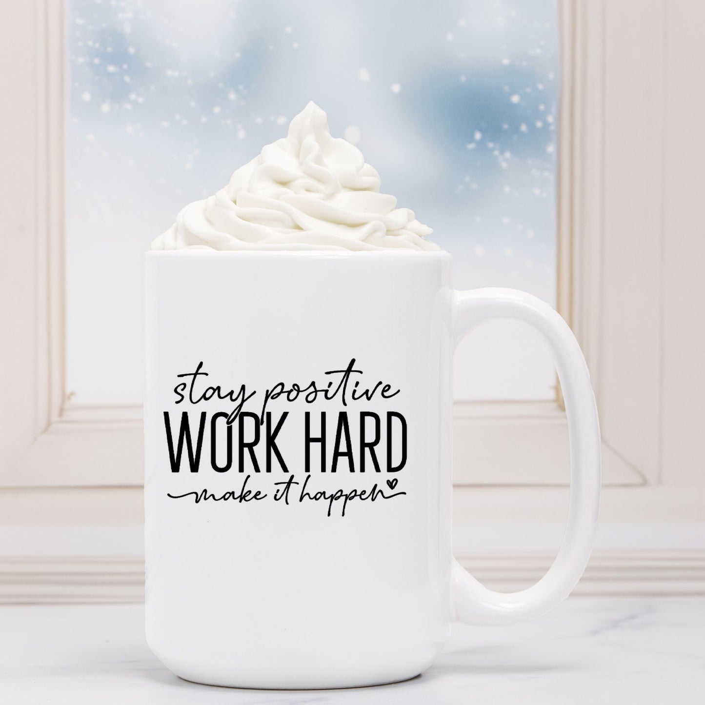 Work Hard Mug Deluxe 15oz.