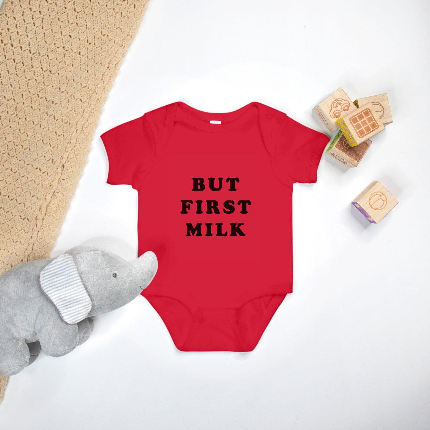 But First Milk Baby One Piece