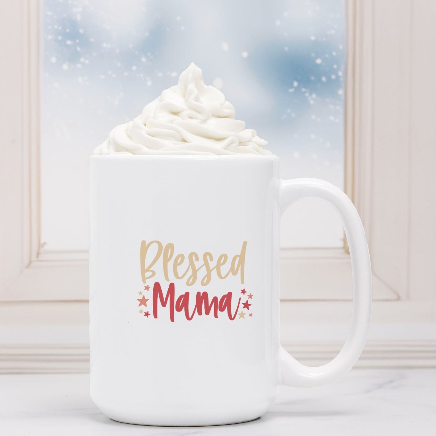 Blessed Mama Mug Deluxe 15oz.