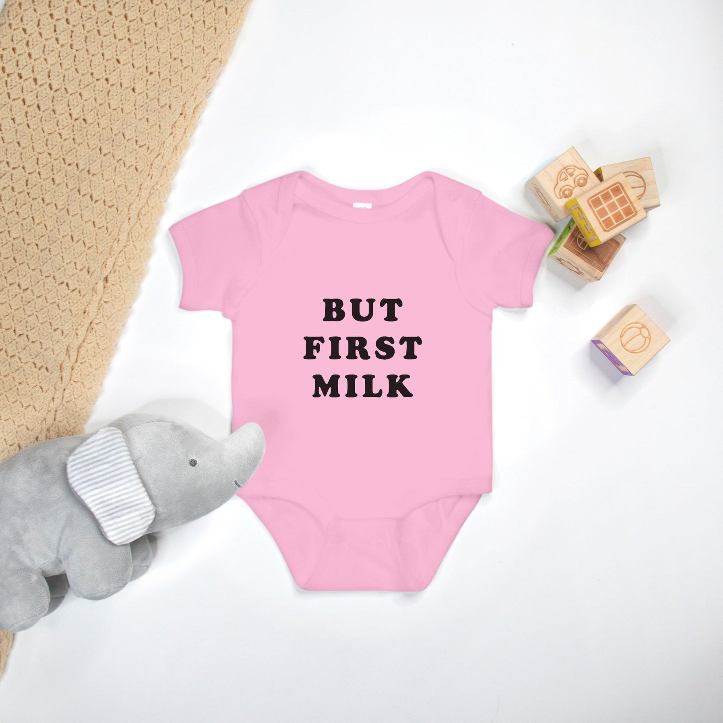 But First Milk Baby One Piece
