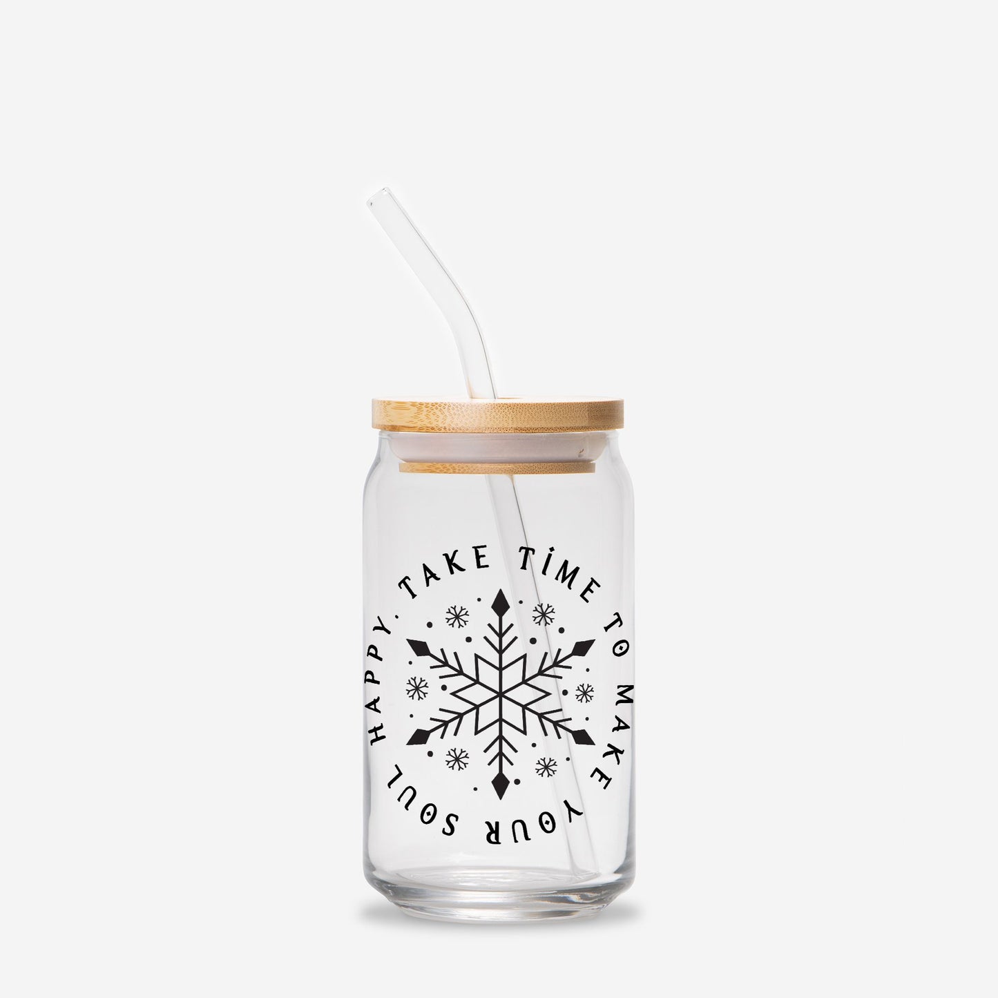 Happy Soul Glass Can