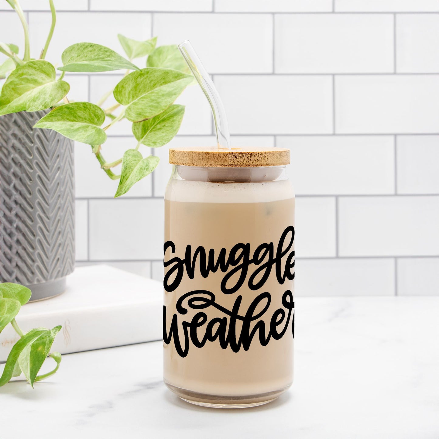 Snuggle Weather Glass Can