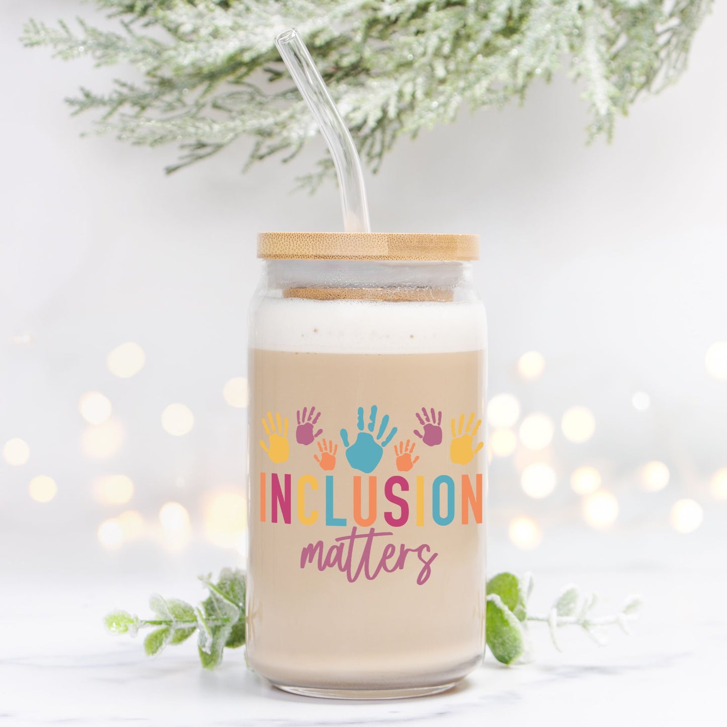 Inclusion Matters Glass Can 16oz