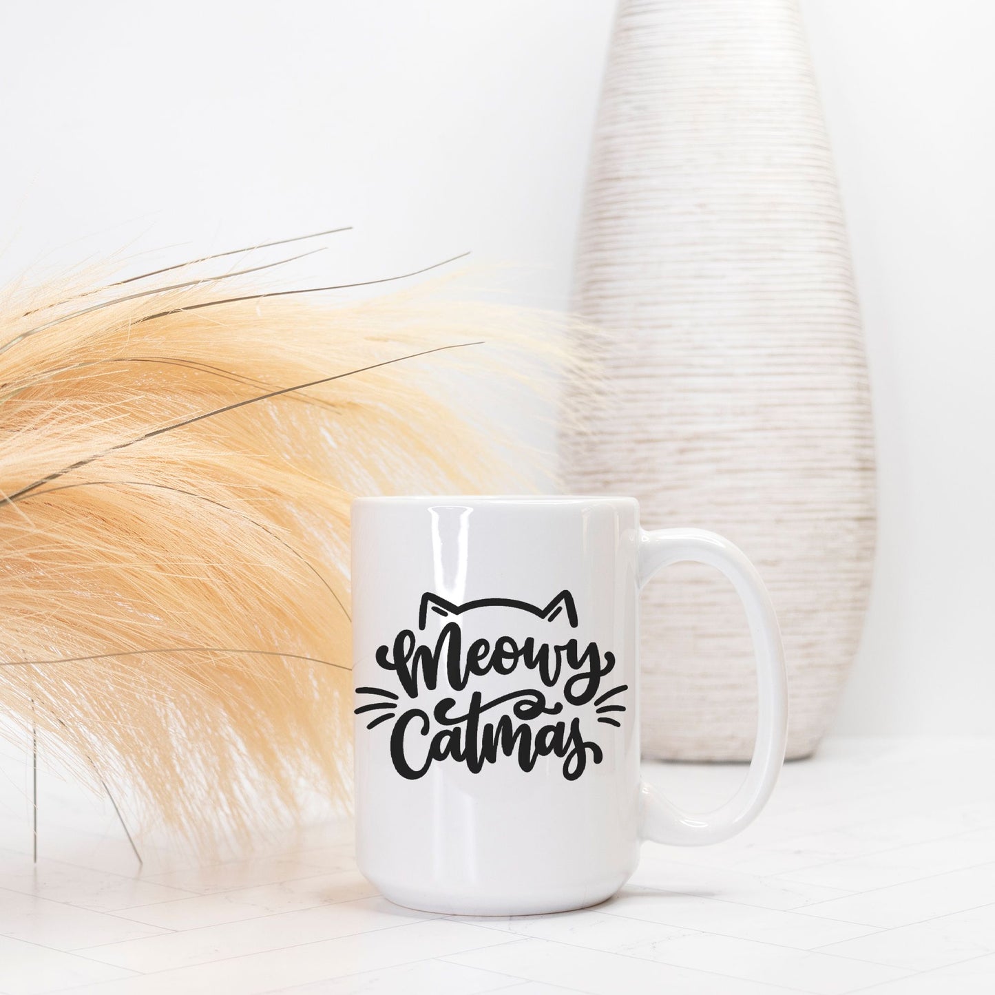 Meowy Catmas Mug Deluxe 15oz.