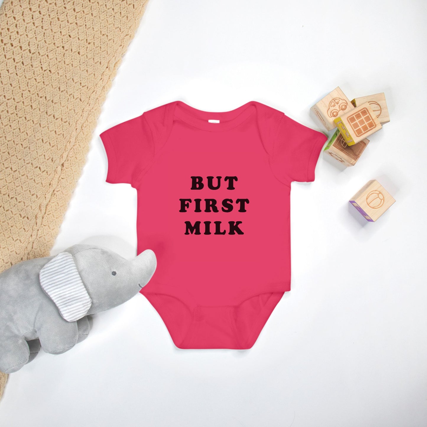 But First Milk Baby One Piece
