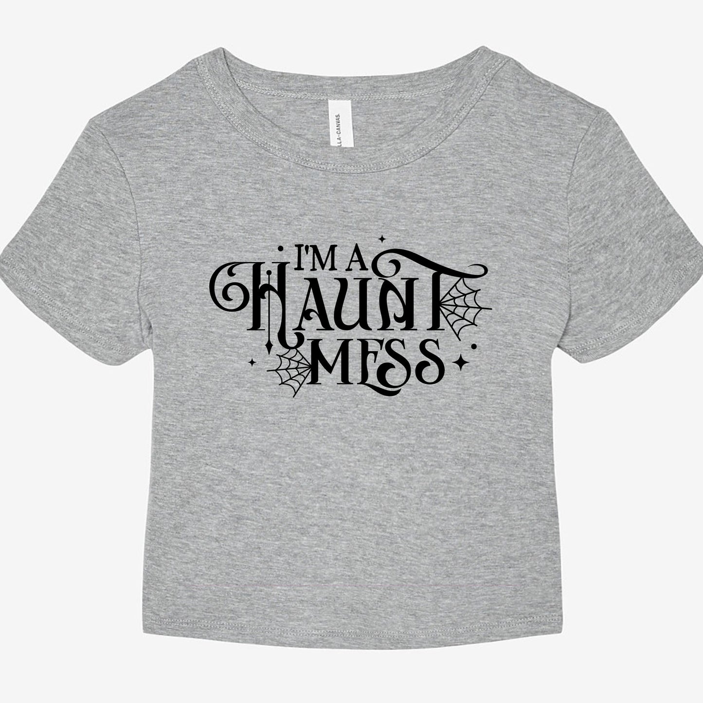 Haunt Mess Women's Micro Rib Baby Tee