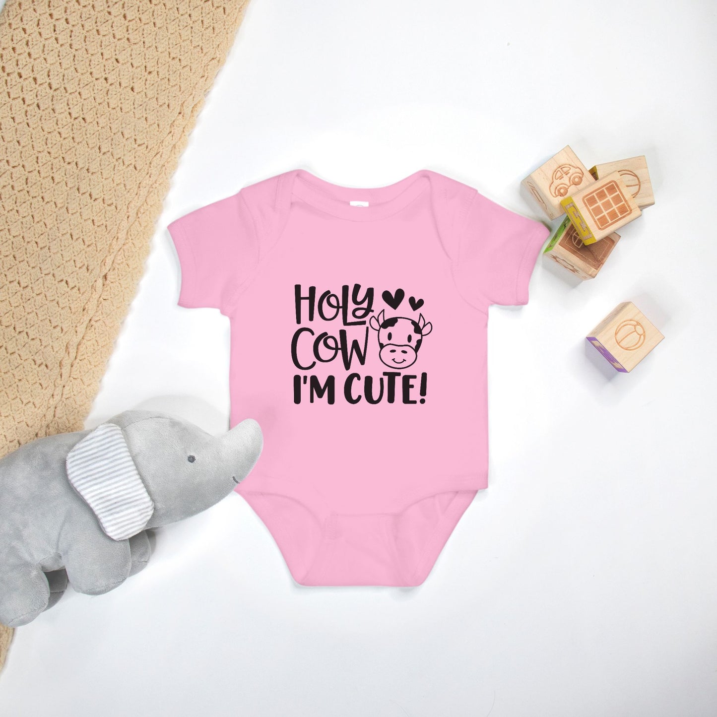 Cute Cow Baby One Piece