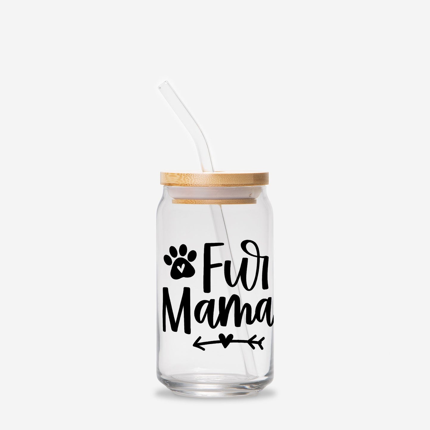 Fur Mama Glass Can