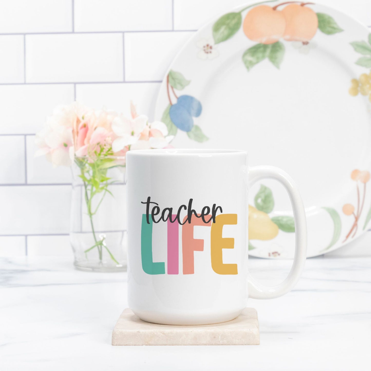 Teacher Life Mug Deluxe 15oz.