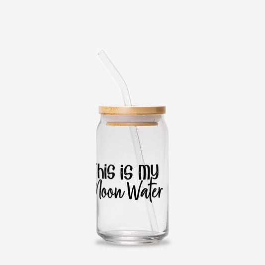 Moon Water Glass Can 16oz