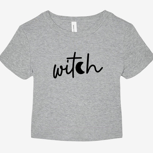 Witch Women's Micro Rib Baby Tee 1010