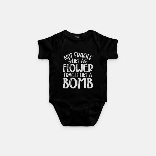 Fragile Like a Bomb Baby One Piece