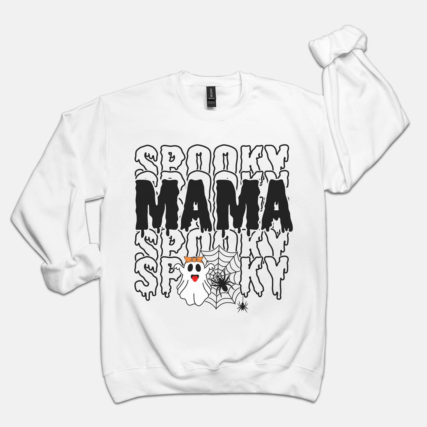 Spooky MamaUnisex Crew Neck Sweatshirt