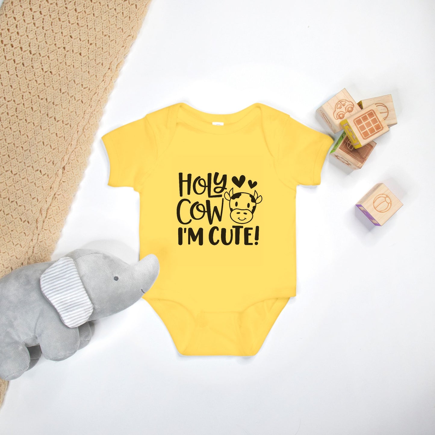 Cute Cow Baby One Piece