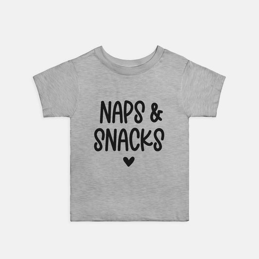 Naps & Snacks Toddler Tee