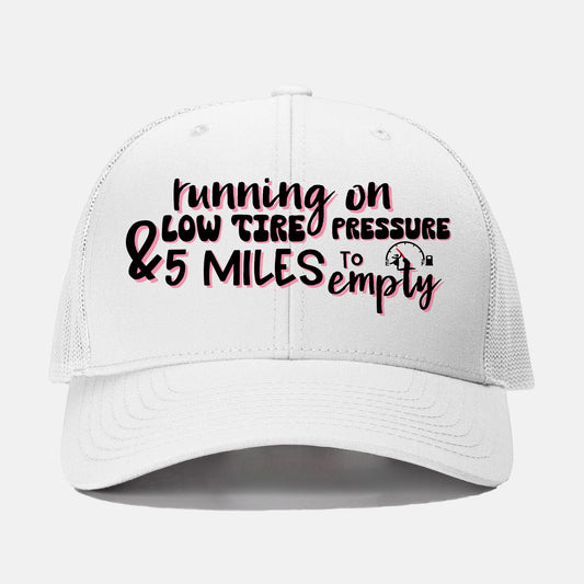5 Miles to Empty Retro Trucker Hat