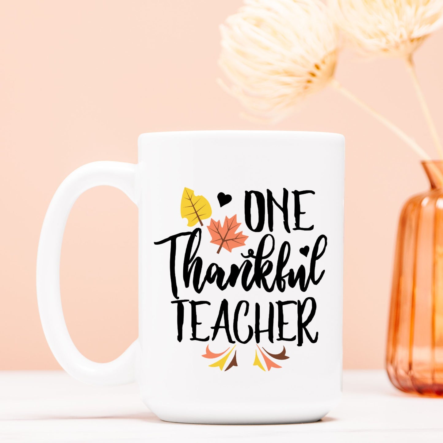 Thankful Teacher Mug Deluxe 15oz.