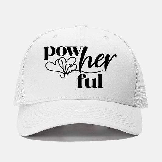 Pow-Her-Ful Retro Trucker Hat