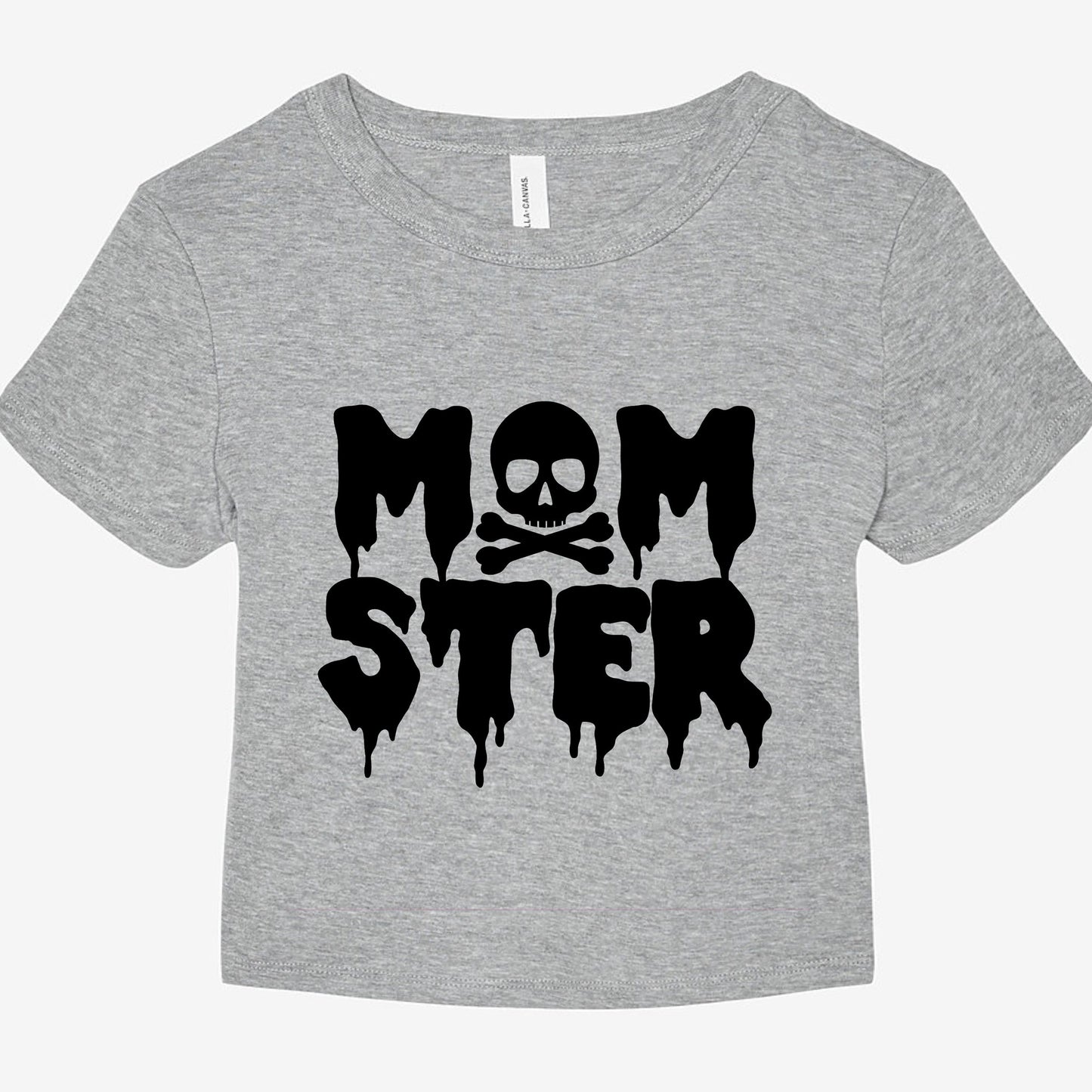 Momster Women's Micro Rib Baby Tee 1010