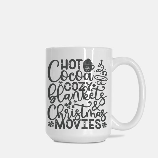 Cocoa Blankets Movies Mug Deluxe 15oz.