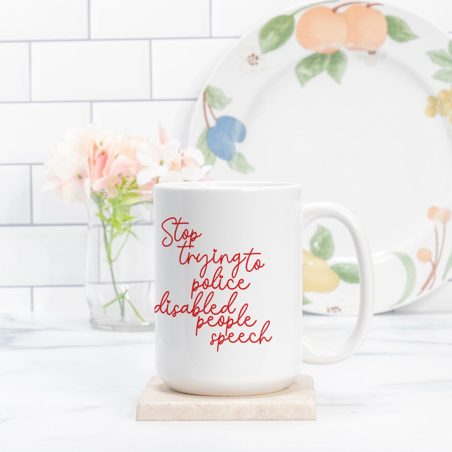 Disabled Speech Mug Deluxe 15oz.