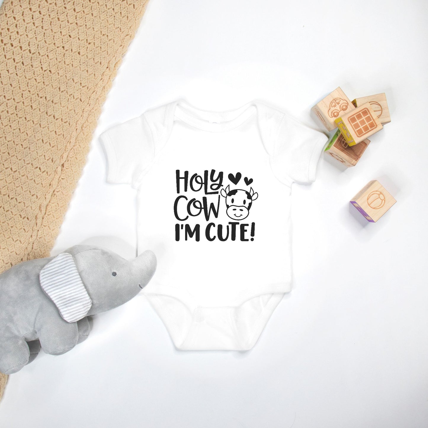 Cute Cow Baby One Piece
