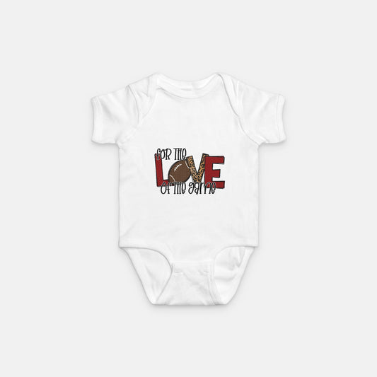 Love Football Baby One Piece