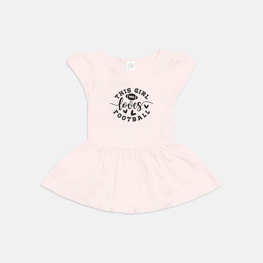 Football Girl Baby Dress