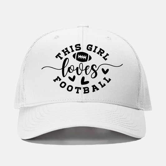 This Girl Loves Football Trucker Hat
