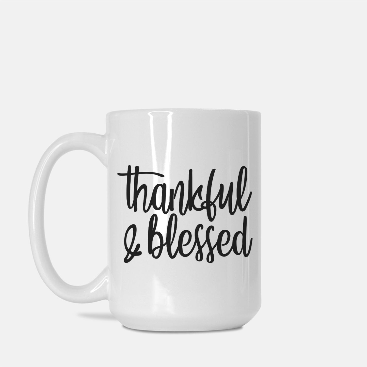Thankful & Blessed Mug Deluxe 15oz.