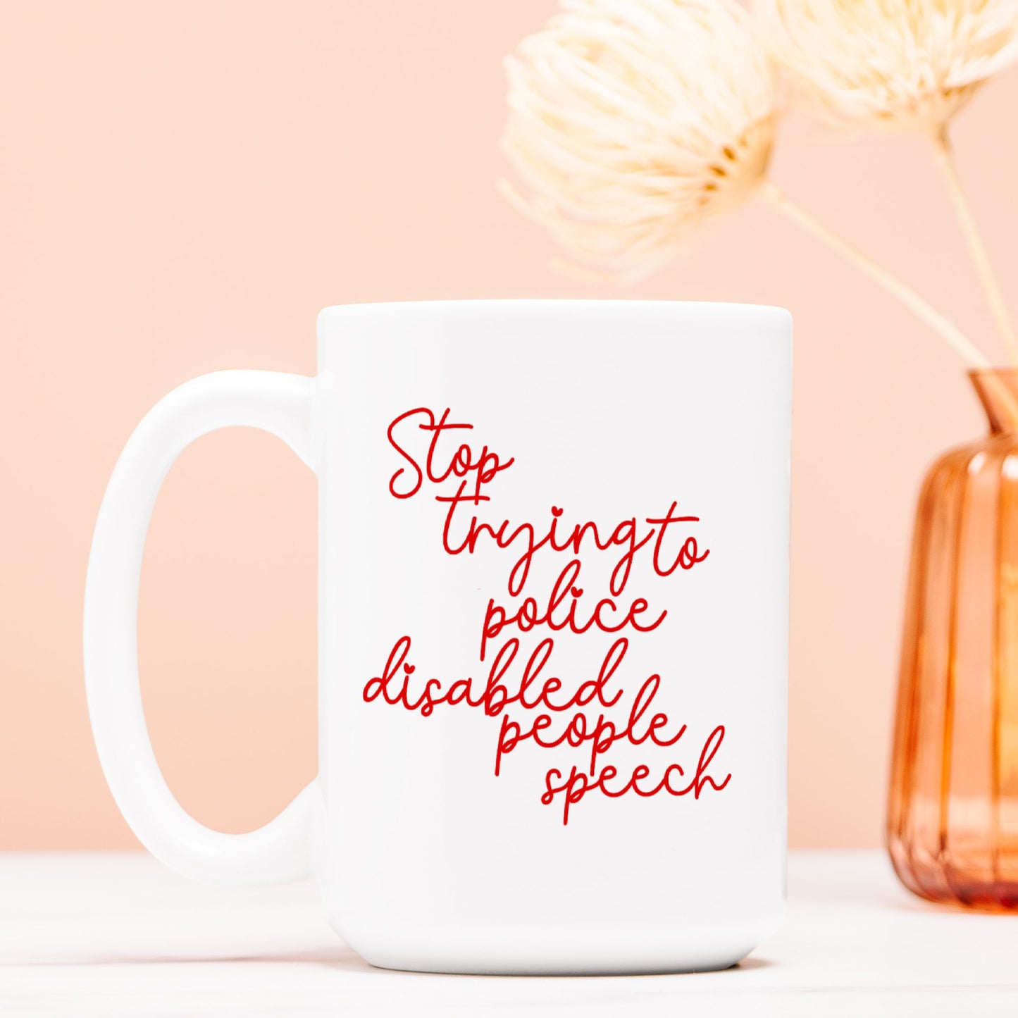 Disabled Speech Mug Deluxe 15oz.