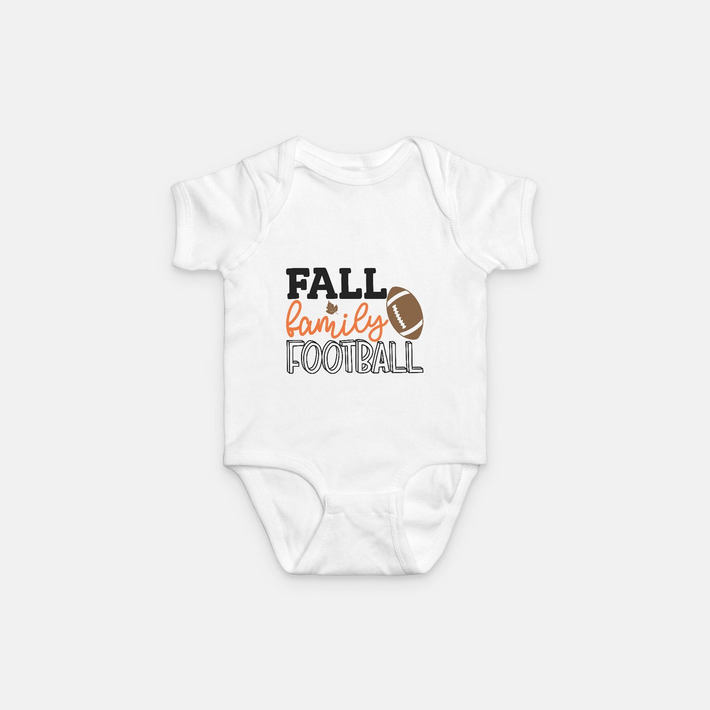 Fall, Family, Football Baby One Piece