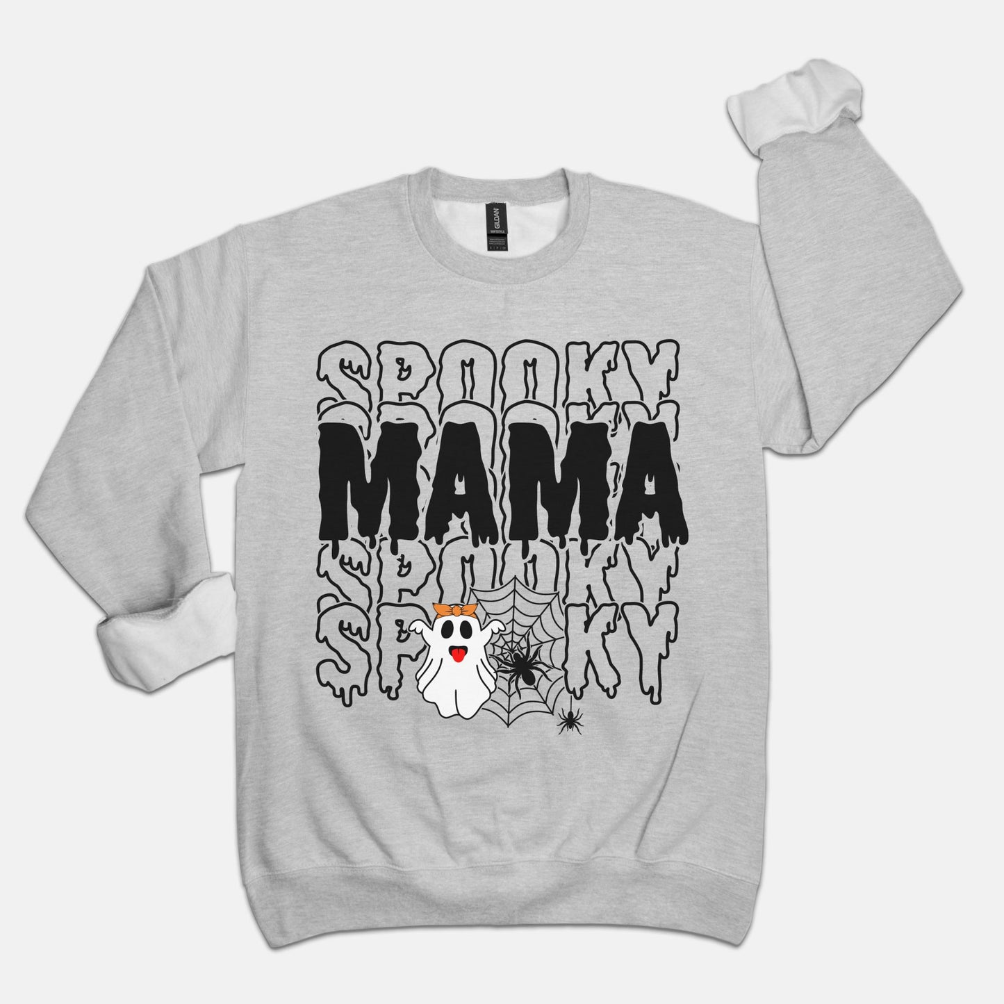 Spooky MamaUnisex Crew Neck Sweatshirt