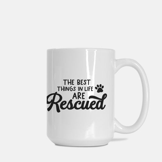 Rescued Pets Mug Deluxe 15oz.