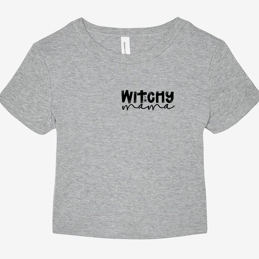 Witchy Mama Women's Micro Rib Baby Tee 1010