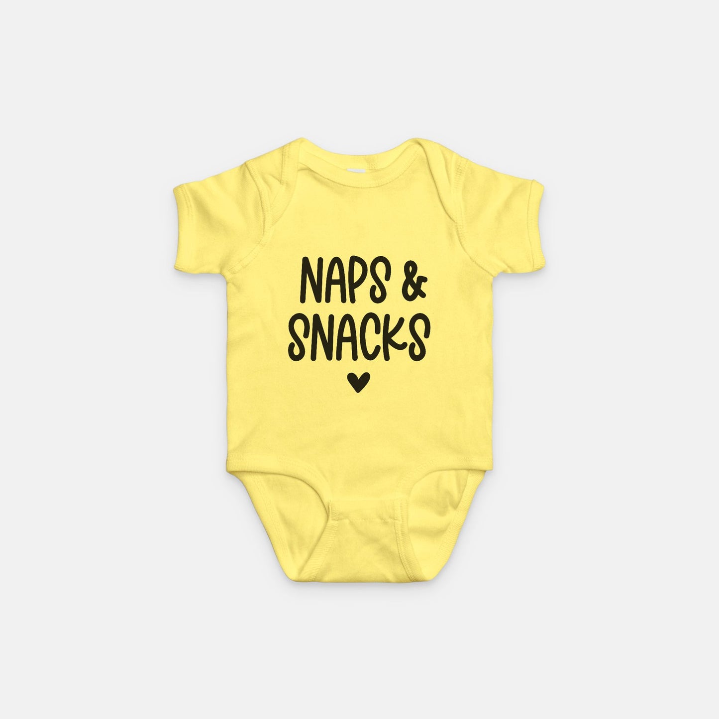Naps & Snacks Baby One Piece