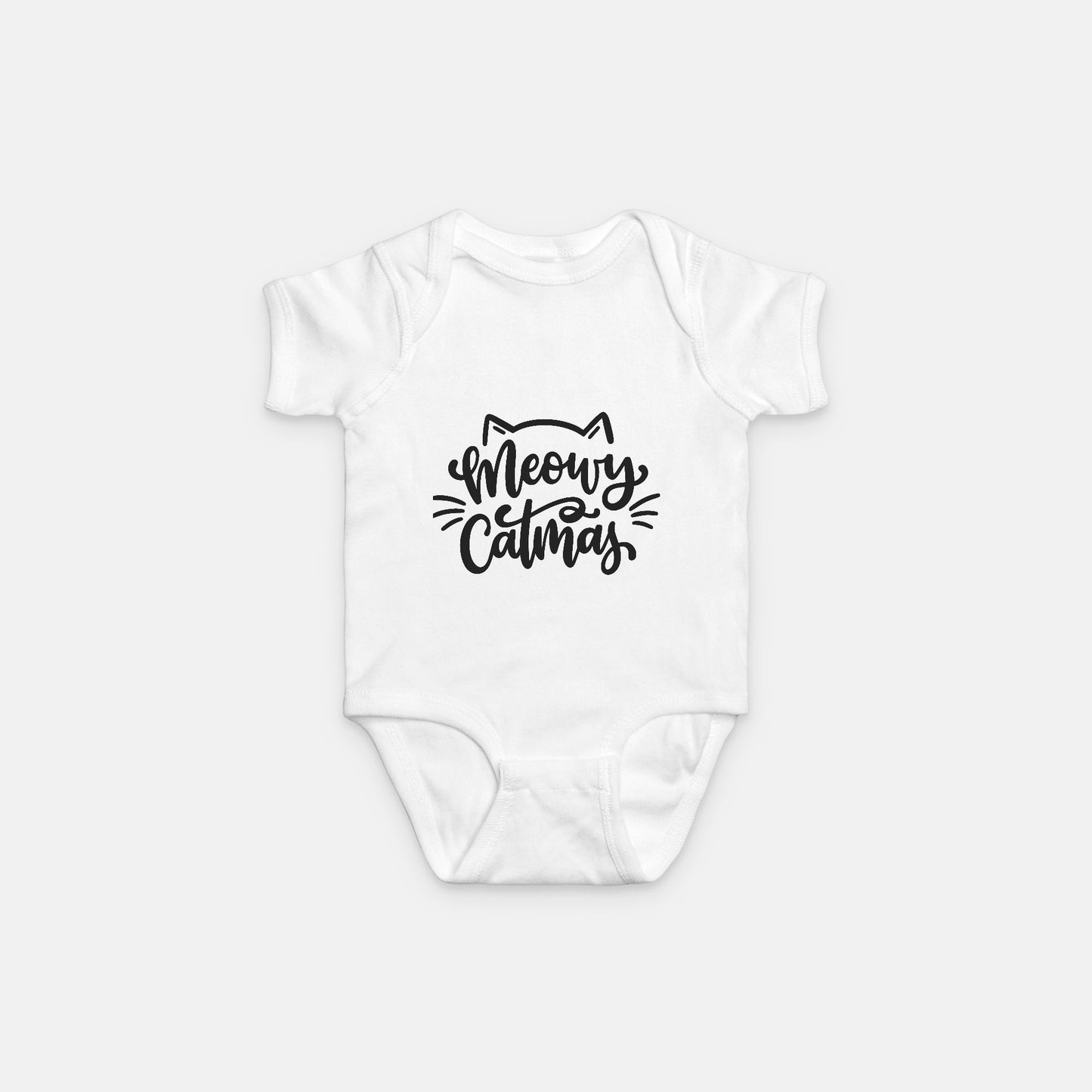 Meowy Christmas Baby One Piece
