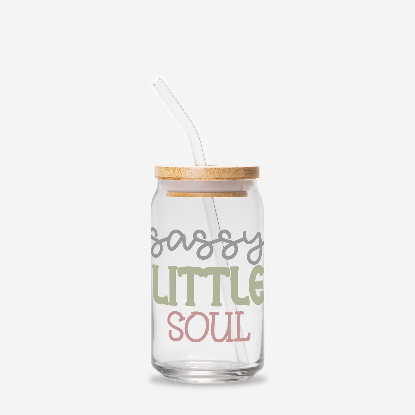 Sassy Soul Glass Can 16oz