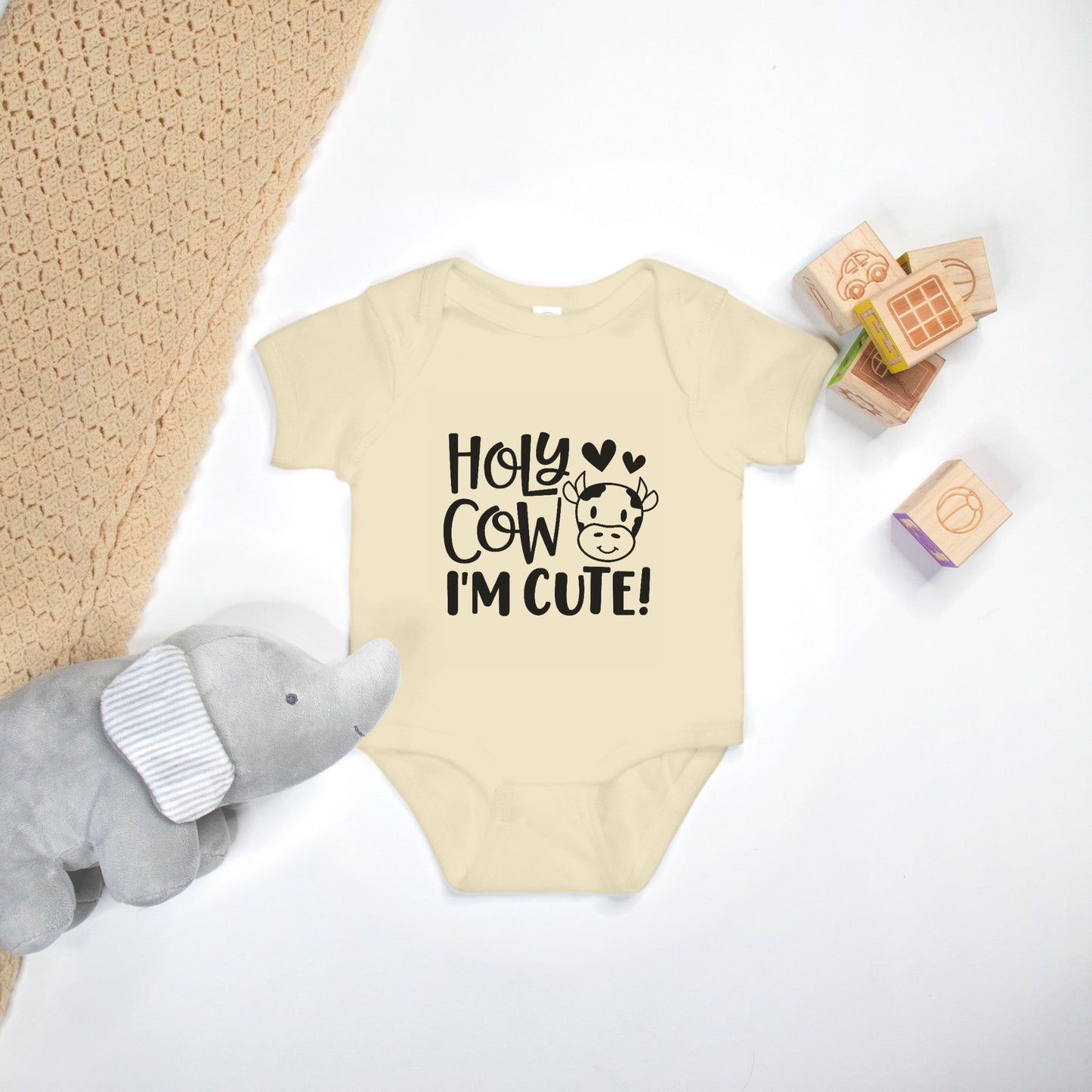 Cute Cow Baby One Piece