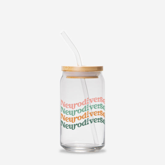 Neurodiverse Glass Can 16oz