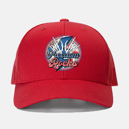 Freedom Rocks Retro Trucker Hat